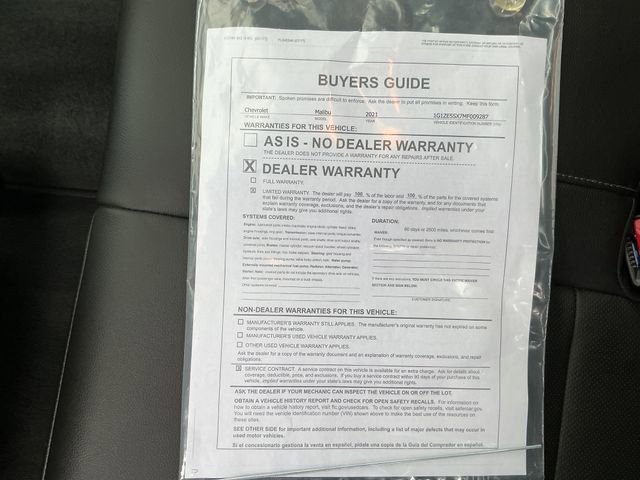 Used 2021 Chevrolet Malibu Premier image 50