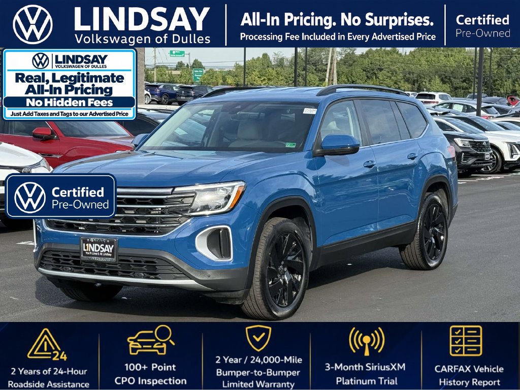 Used 2025 Volkswagen Atlas SE AWD/4WD image 4