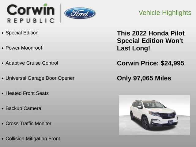 Used 2022 Honda Pilot Special Edition image 6