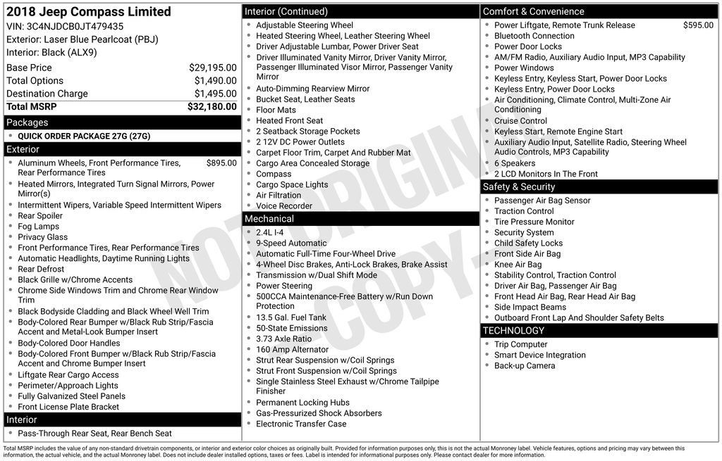 Used 2018 Jeep Compass Limited image 6