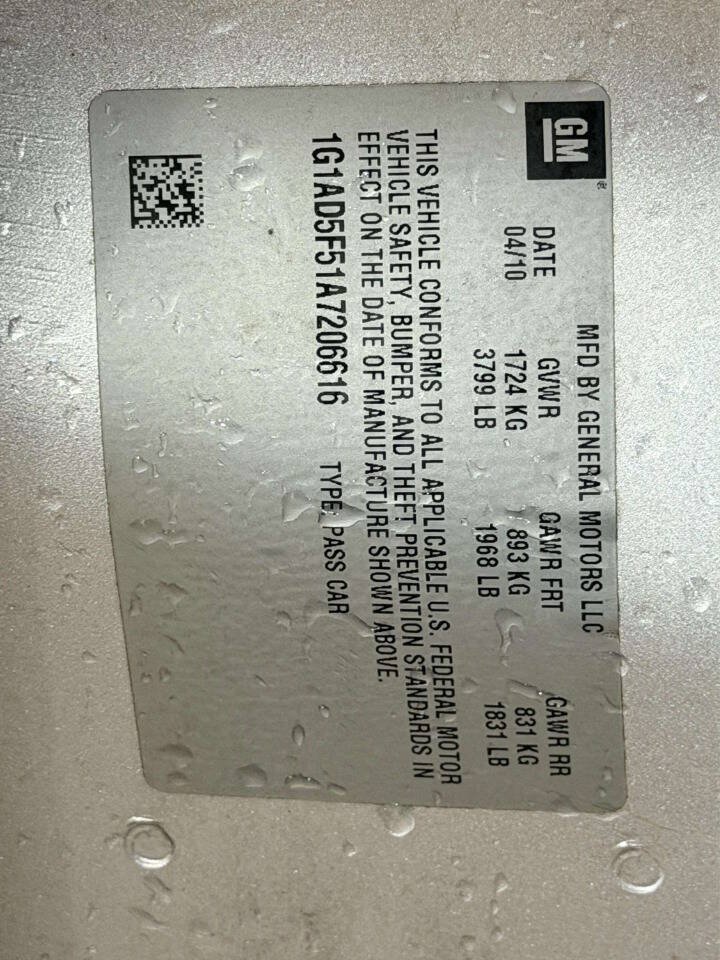 Used 2010 Chevrolet Cobalt LT FWD image 16