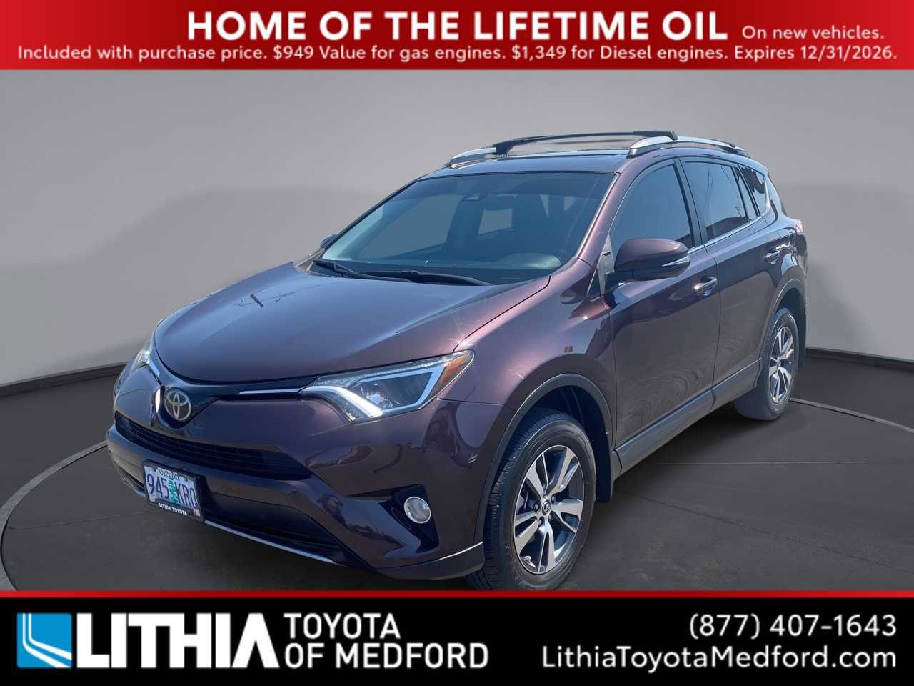 Certified 2018 Toyota RAV4 XLE