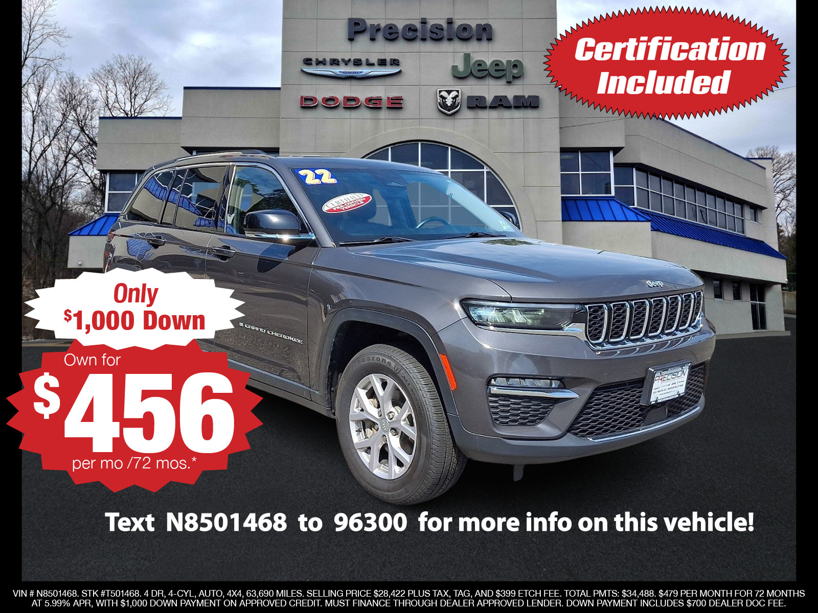Used 2022 Jeep Grand Cherokee Limited