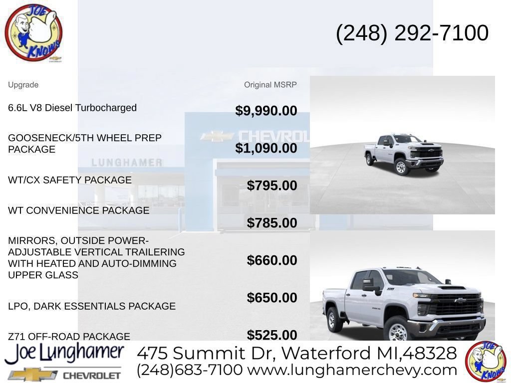 New 2026 Chevrolet Silverado 2500 W/T AWD/4WD image 16