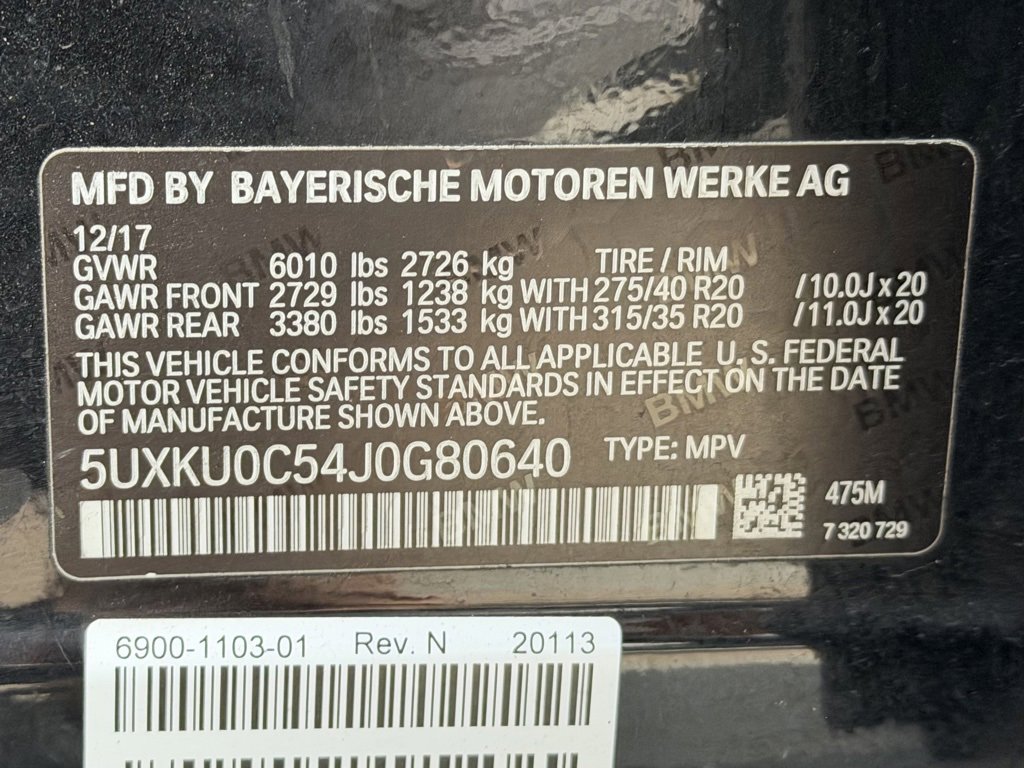 Used 2018 BMW X6 sDrive35i image 57