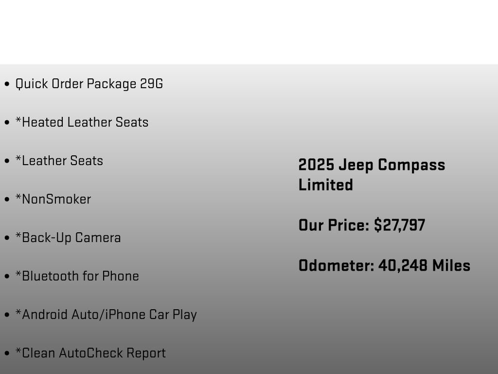 Used 2025 Jeep Compass Limited image 6