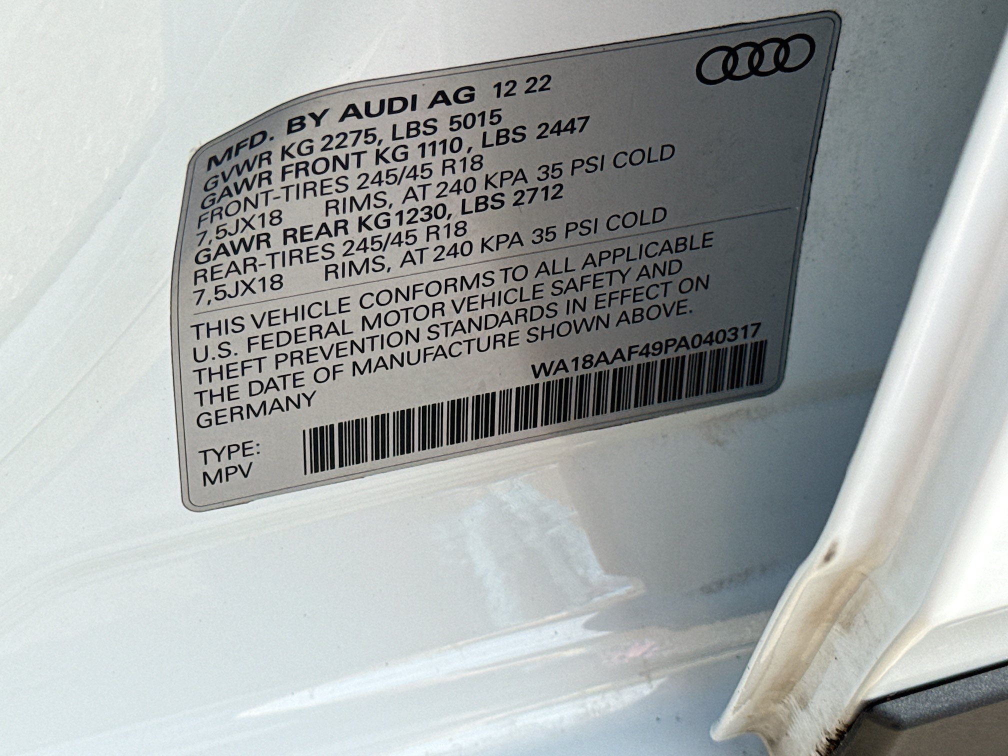 Used 2023 Audi A4 2.0T allroad Premium Plus AWD/4WD image 45