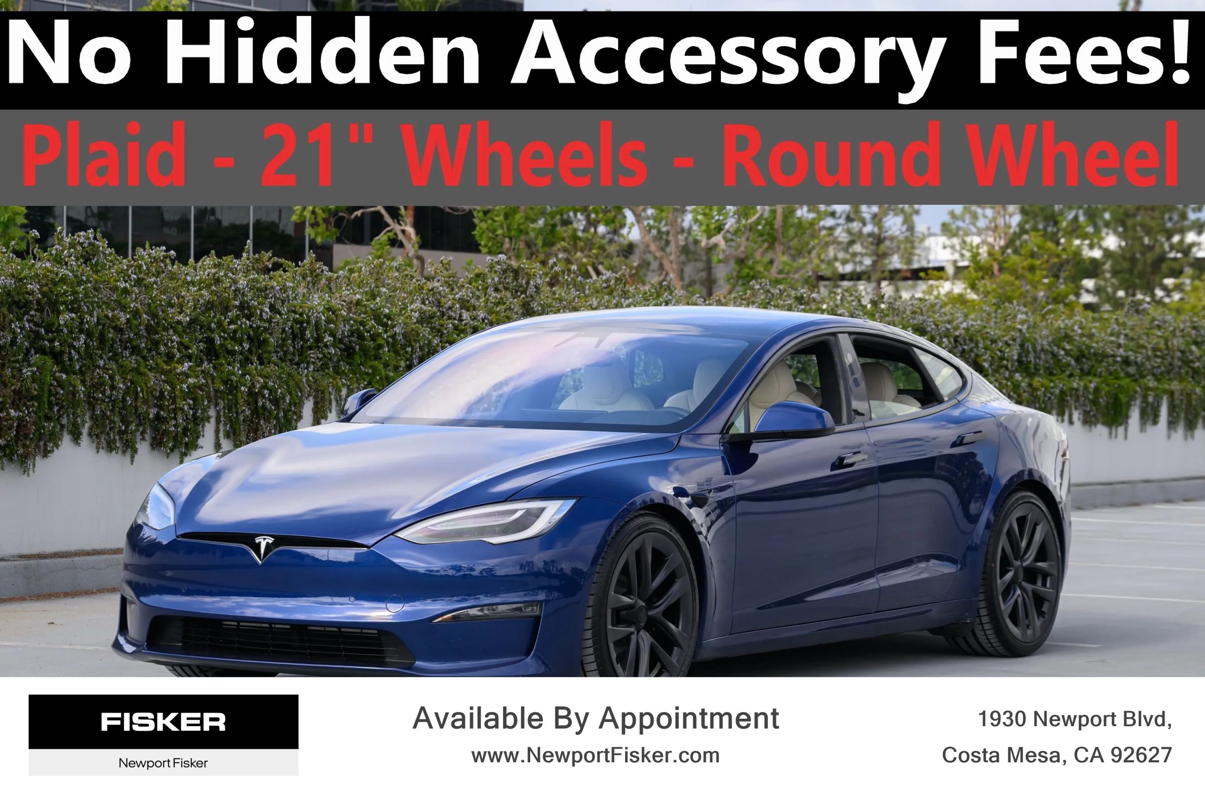 Used 2021 Tesla Model S Plaid AWD/4WD image 1