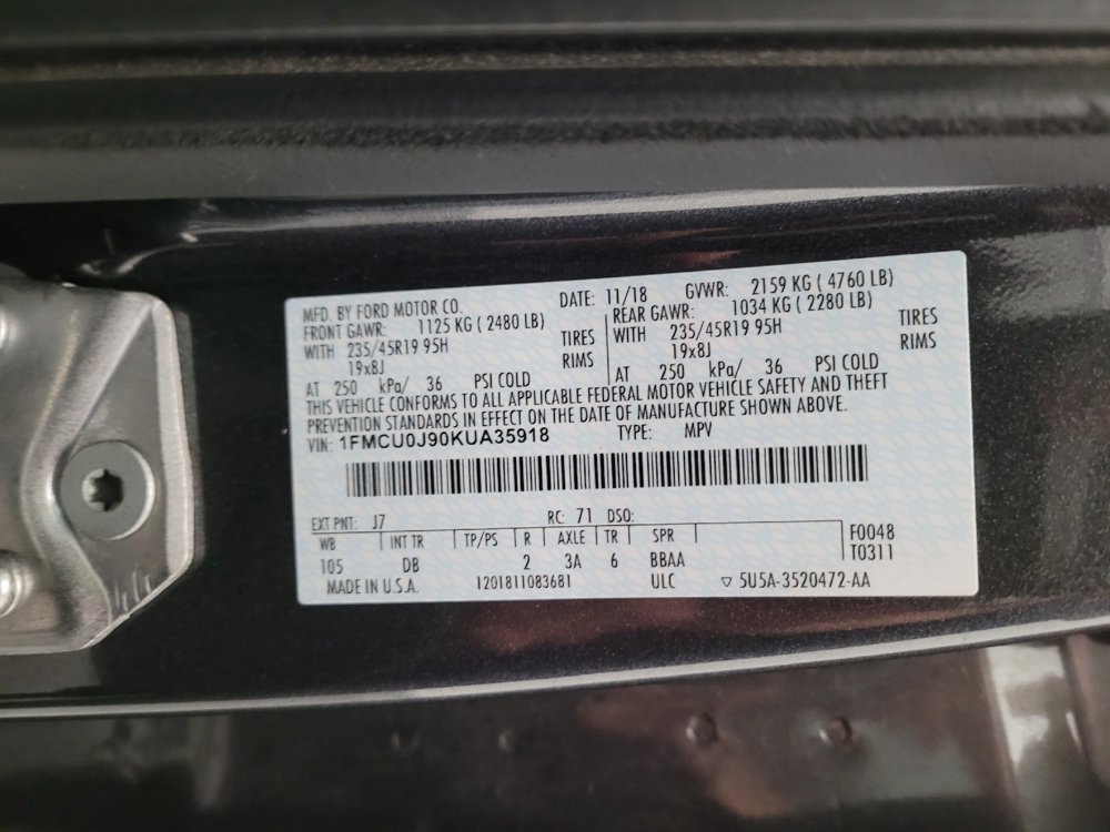 Used 2019 Ford Escape Titanium FWD image 33