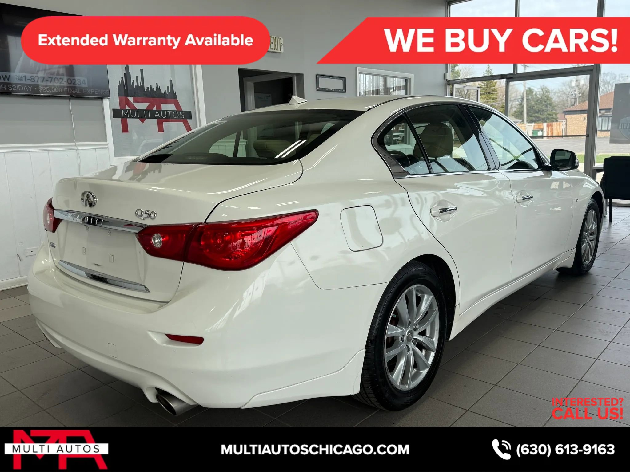 Used 2014 INFINITI Q50 Premium w/ Navigation Package AWD/4WD image 10