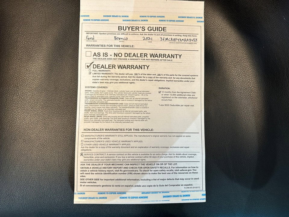 Used 2021 Ford Bronco Sport First Edition image 37