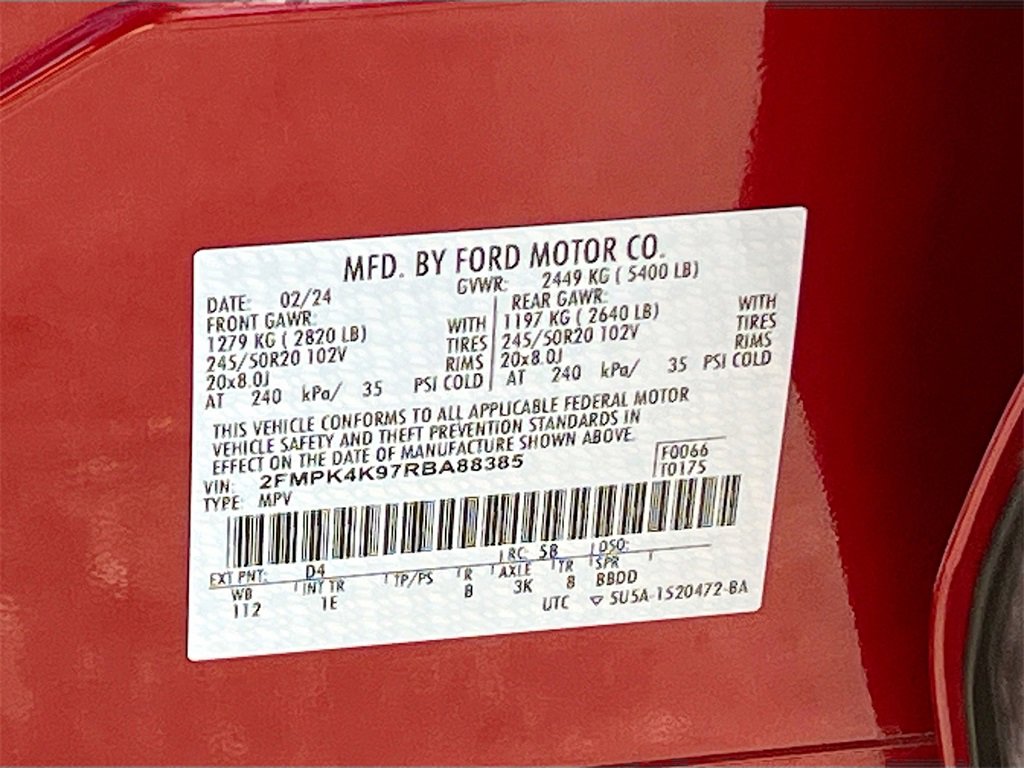 Used 2024 Ford Edge Titanium w/ Equipment Group 301A image 31