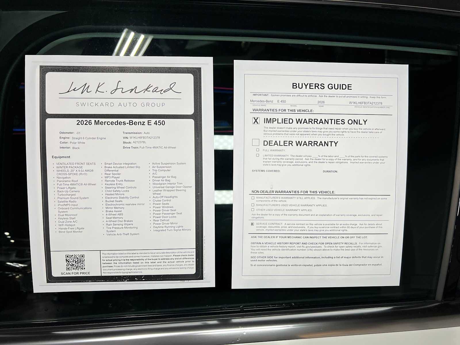Certified 2026 Mercedes-Benz E 450 4MATIC All-Terrain Wagon image 45