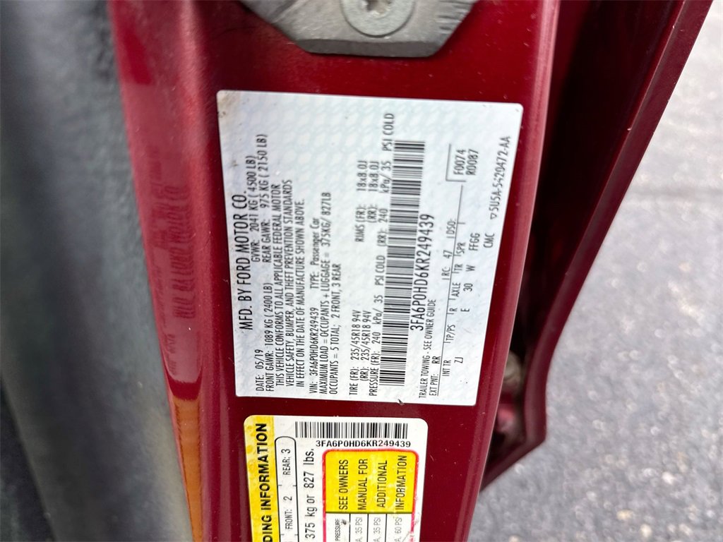 Used 2019 Ford Fusion SE w/ Equipment Group 151A image 27