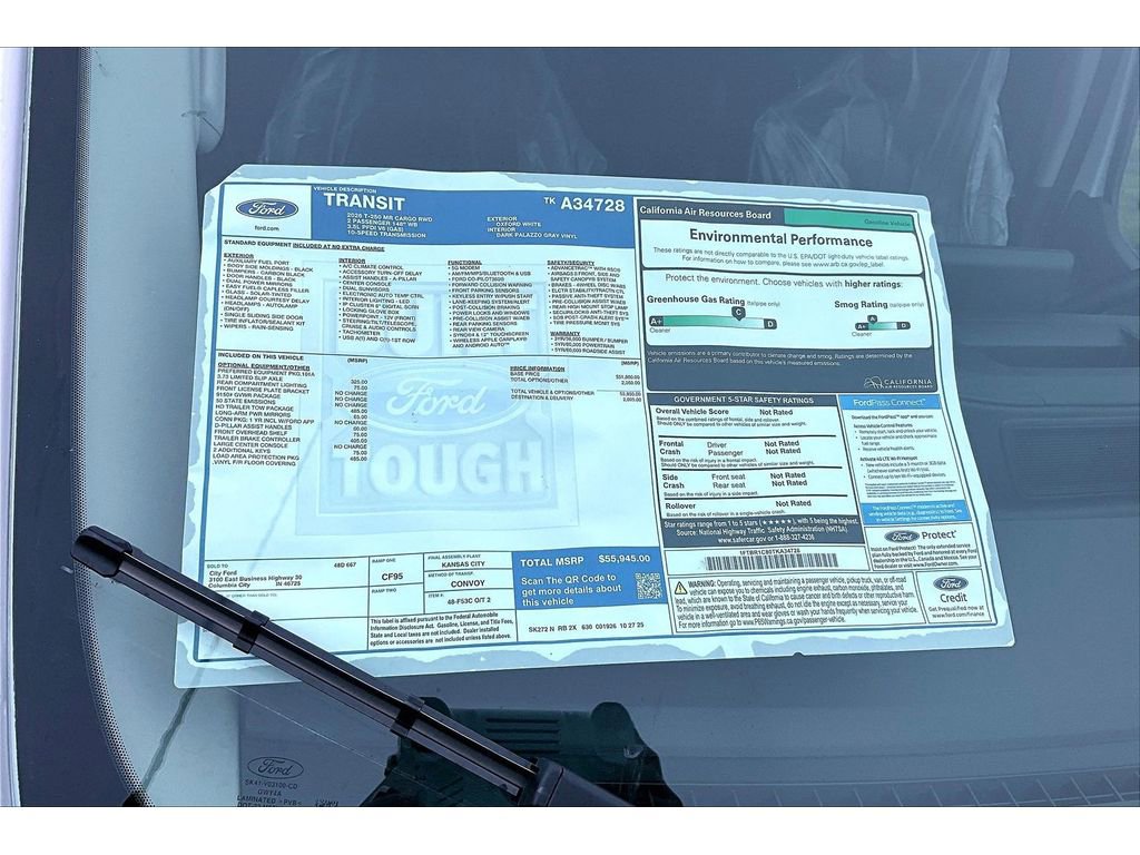 New 2026 Ford Transit 250 148 Medium Roof w/ Load Area Protection Package image 42