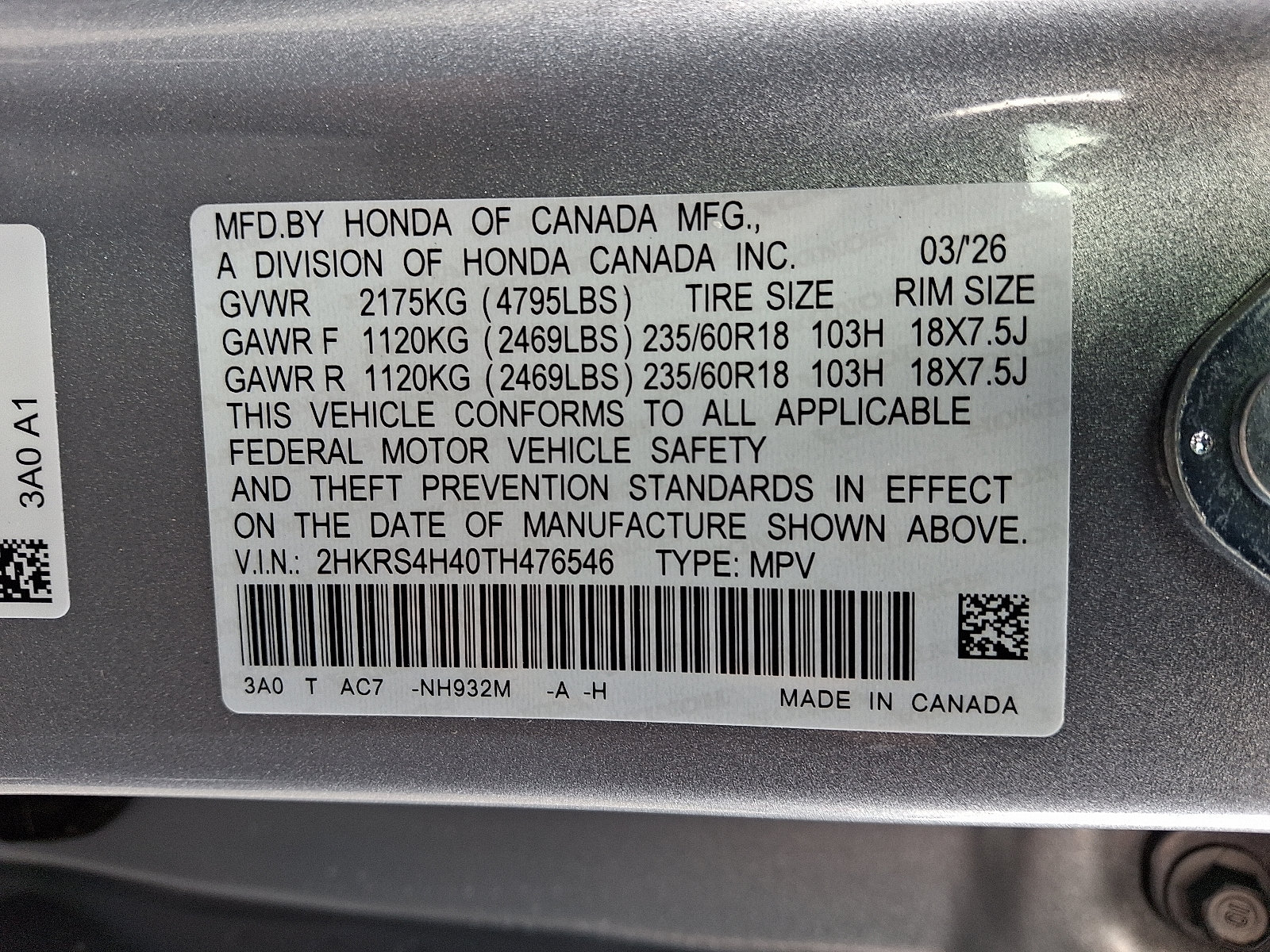 Certified 2026 Honda CR-V EX image 27