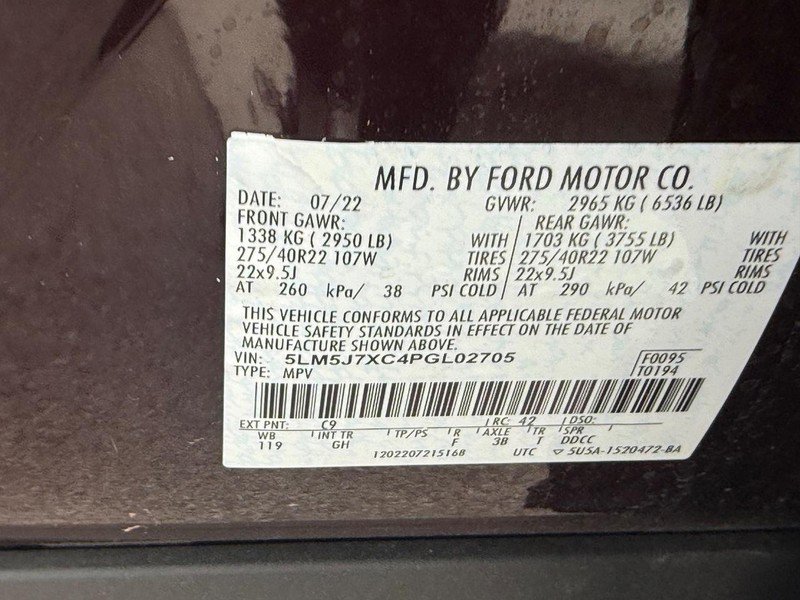 Certified 2023 Lincoln Aviator Reserve w/ Equipment Group 201A image 32