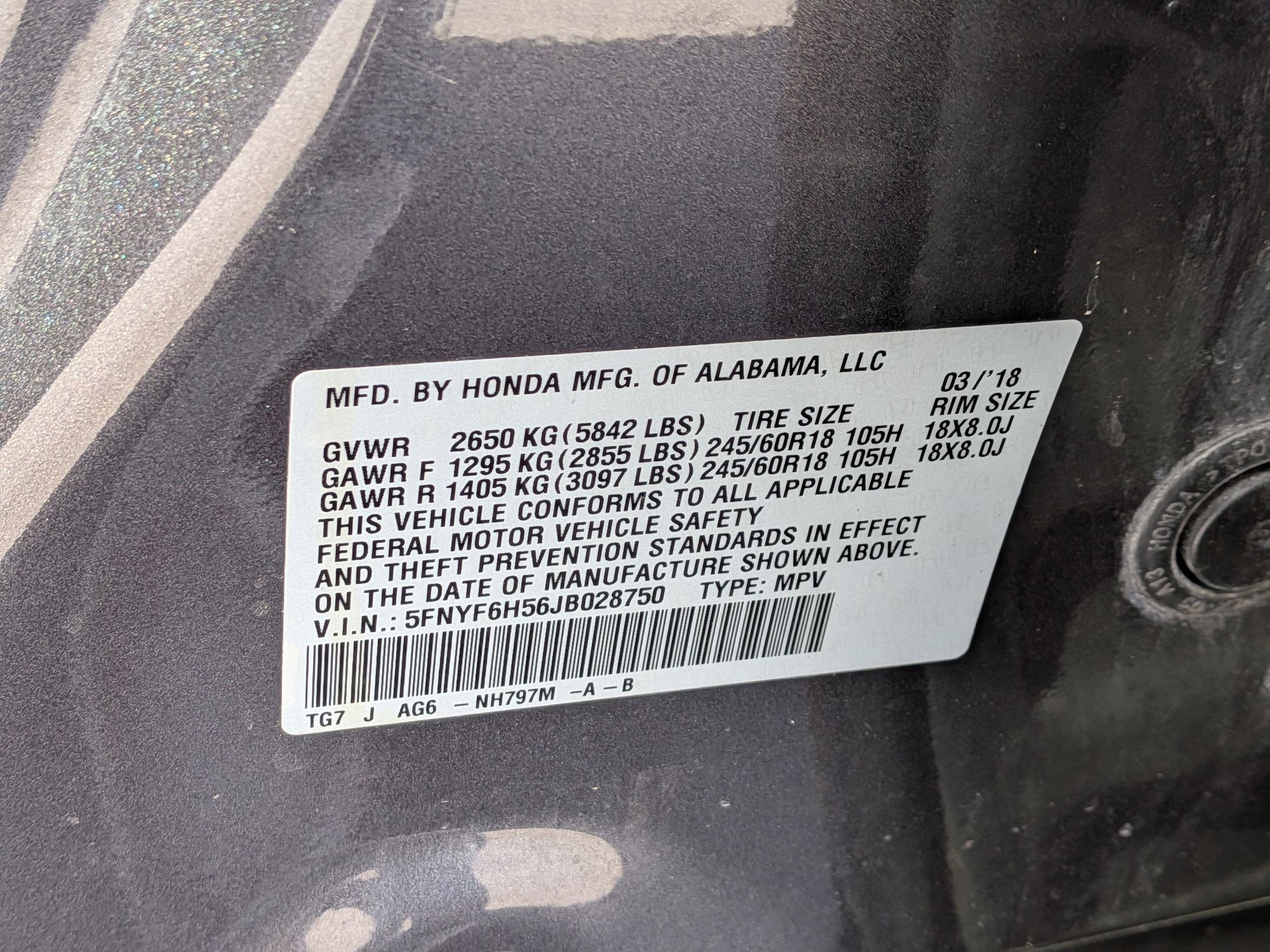 Used 2018 Honda Pilot EX-L image 35