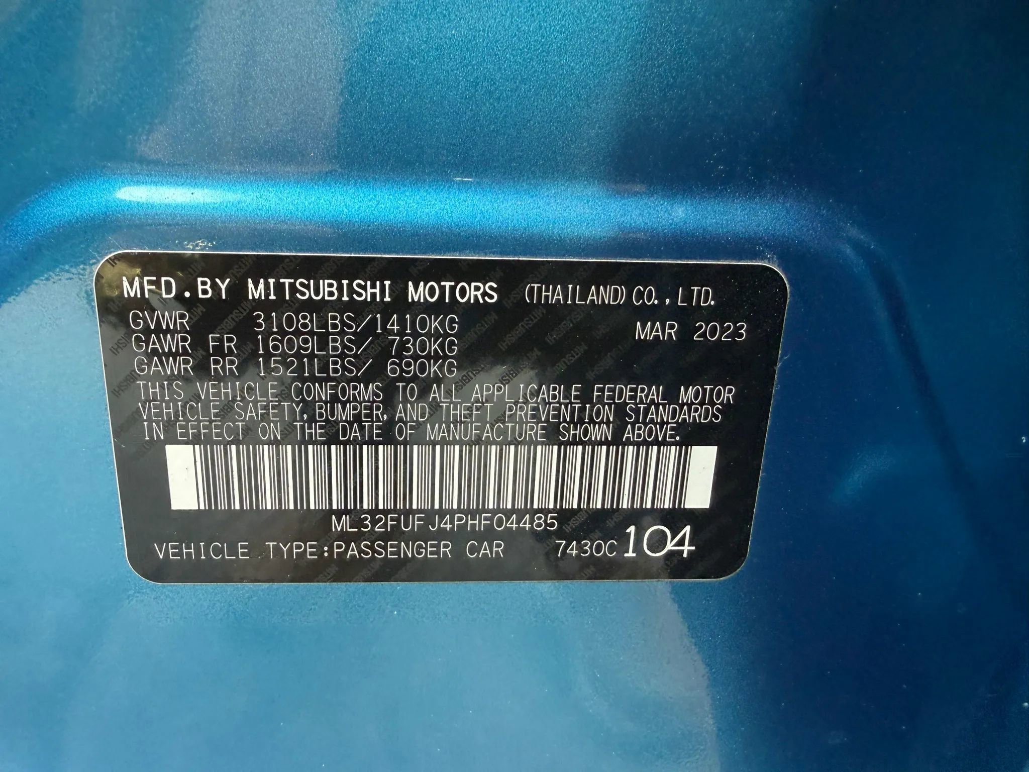 Used 2023 Mitsubishi Mirage G4 ES FWD image 56