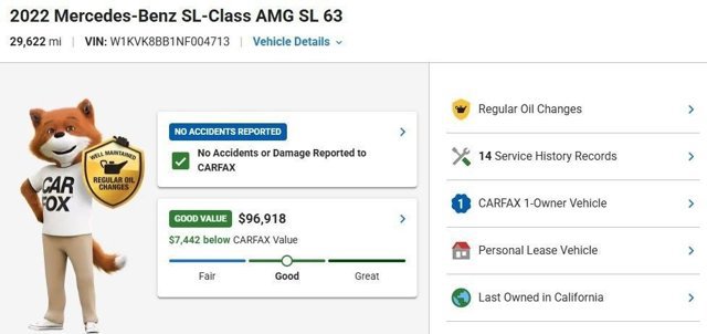 Certified 2022 Mercedes-Benz SL 63 AMG 4MATIC image 3