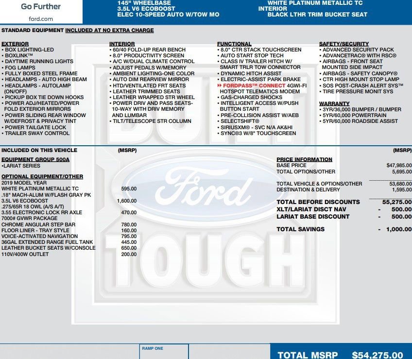 Used 2019 Ford F150 Lariat image 2