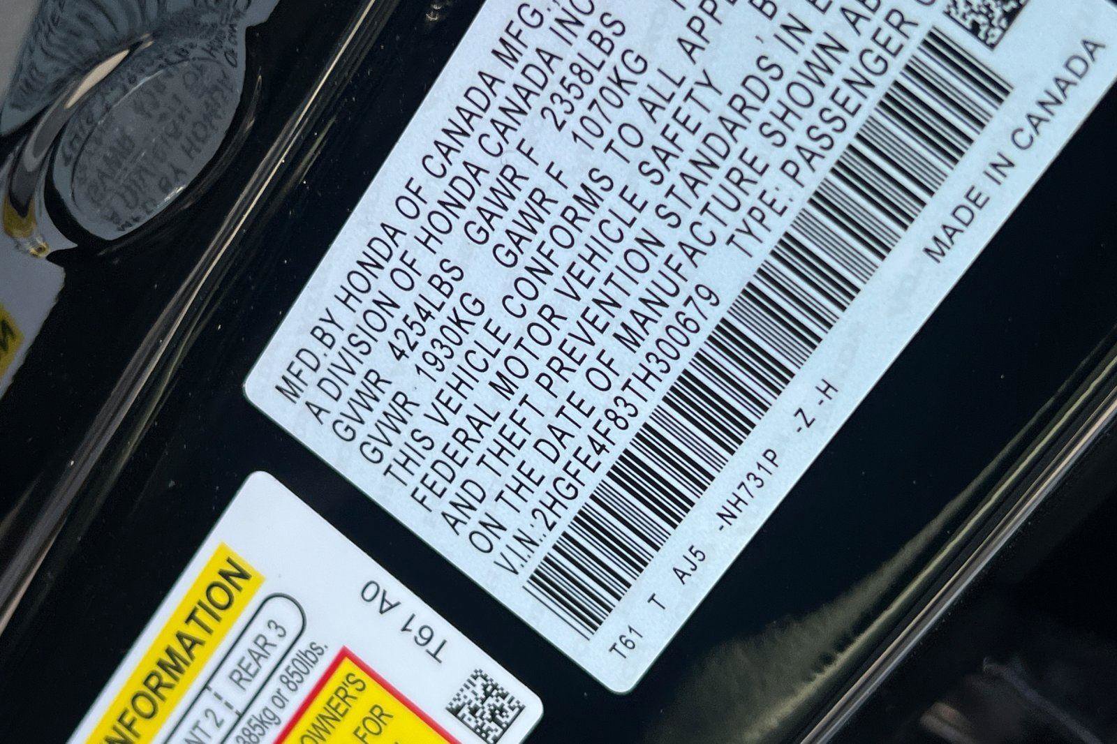 Certified 2026 Honda Civic Sport Touring image 31