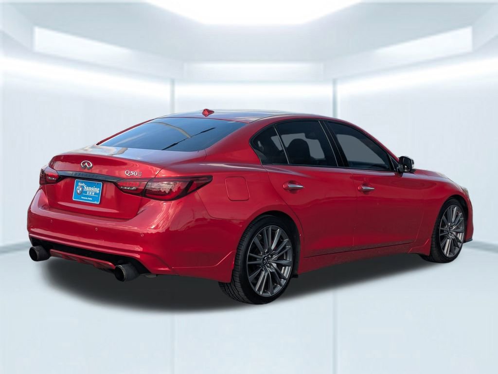 Used 2022 INFINITI Q50 Red Sport 400 w/ Cargo Package image 6