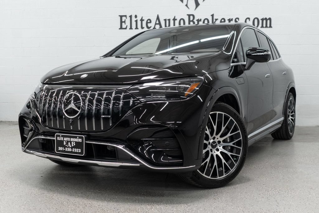 Used 2024 Mercedes-Benz EQE AMG 4MATIC SUV w/ Winter Package image 55
