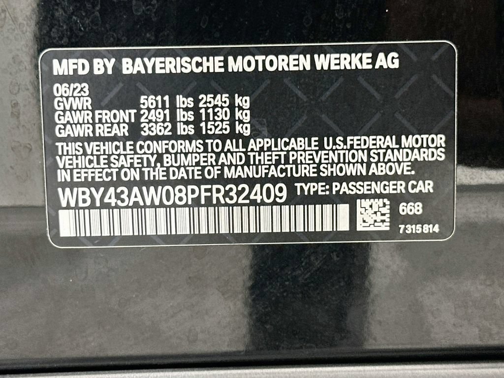 Certified 2023 BMW i4 eDrive35 w/ Premium Package RWD image 33