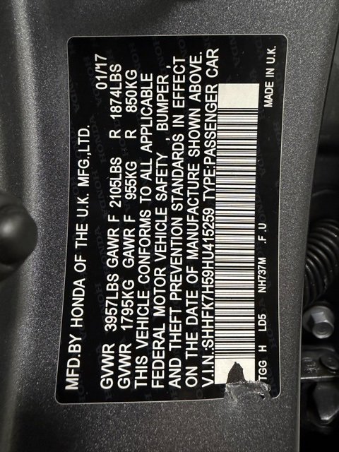 Used 2017 Honda Civic EX image 26