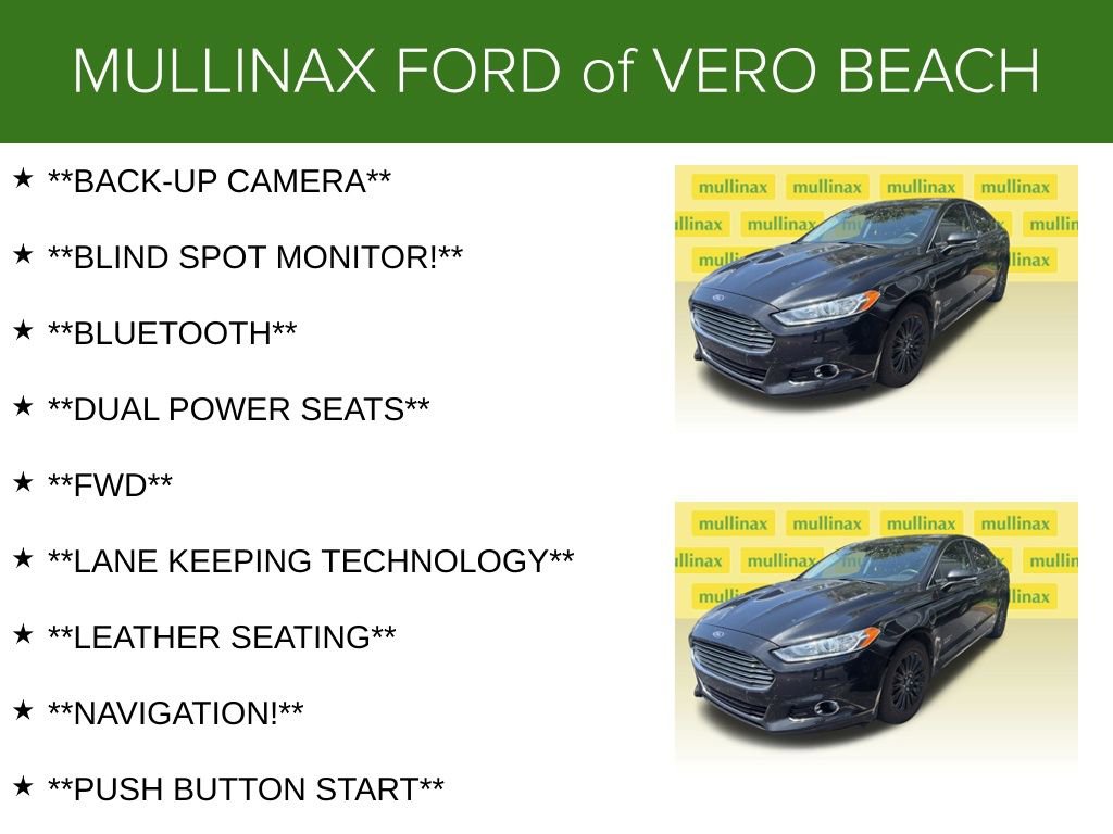 Used 2014 Ford Fusion Energi Titanium w/ Driver Assist Package FWD image 6