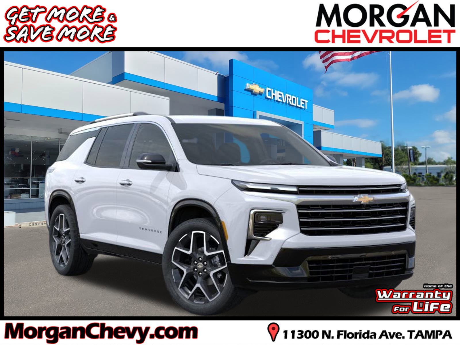 New 2026 Chevrolet Traverse High Country w/ LPO, Floor Liner Package