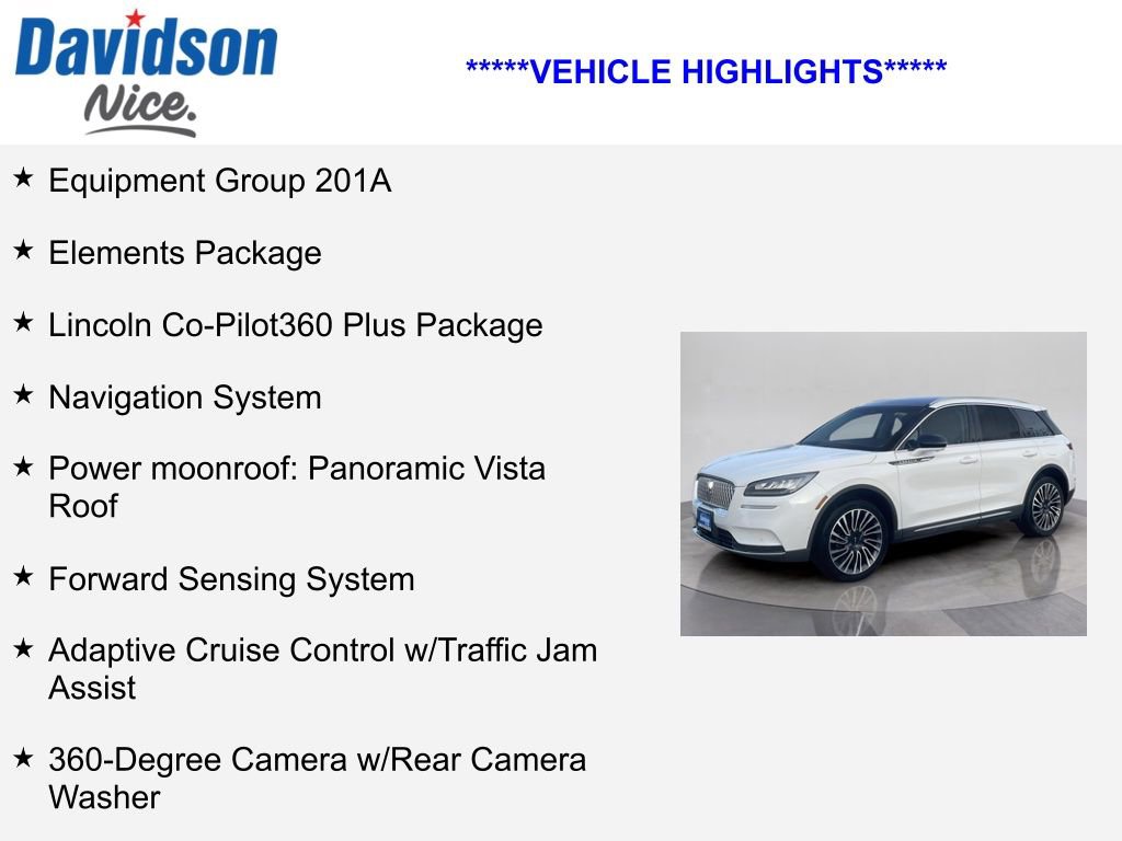 Used 2021 Lincoln Corsair Reserve w/ Equipment Group 201A image 4