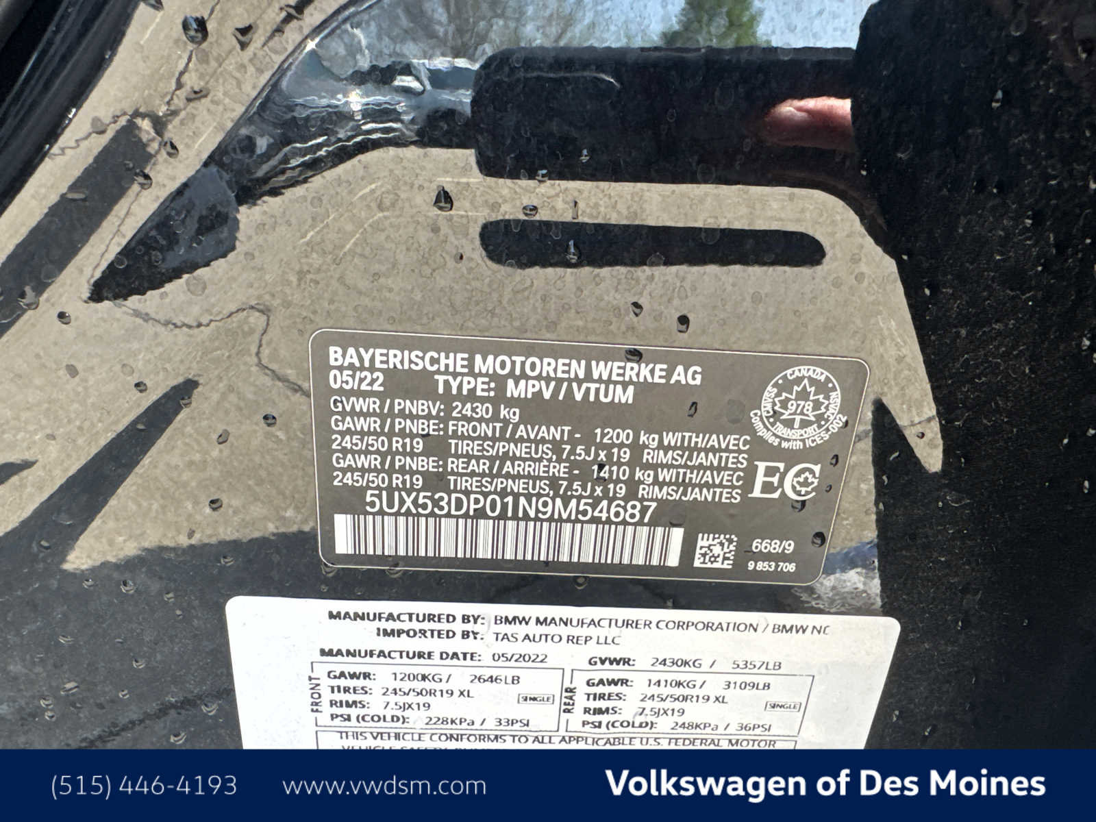 Used 2022 BMW X3 xDrive30i image 21