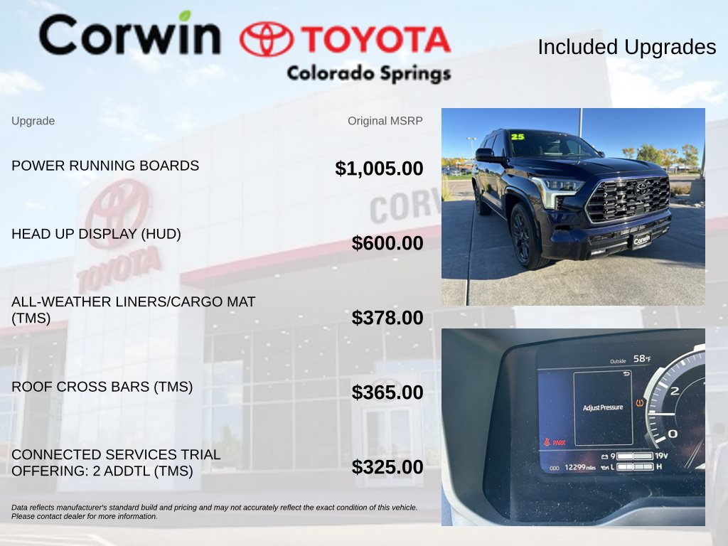 Used 2025 Toyota Sequoia Platinum AWD/4WD image 4