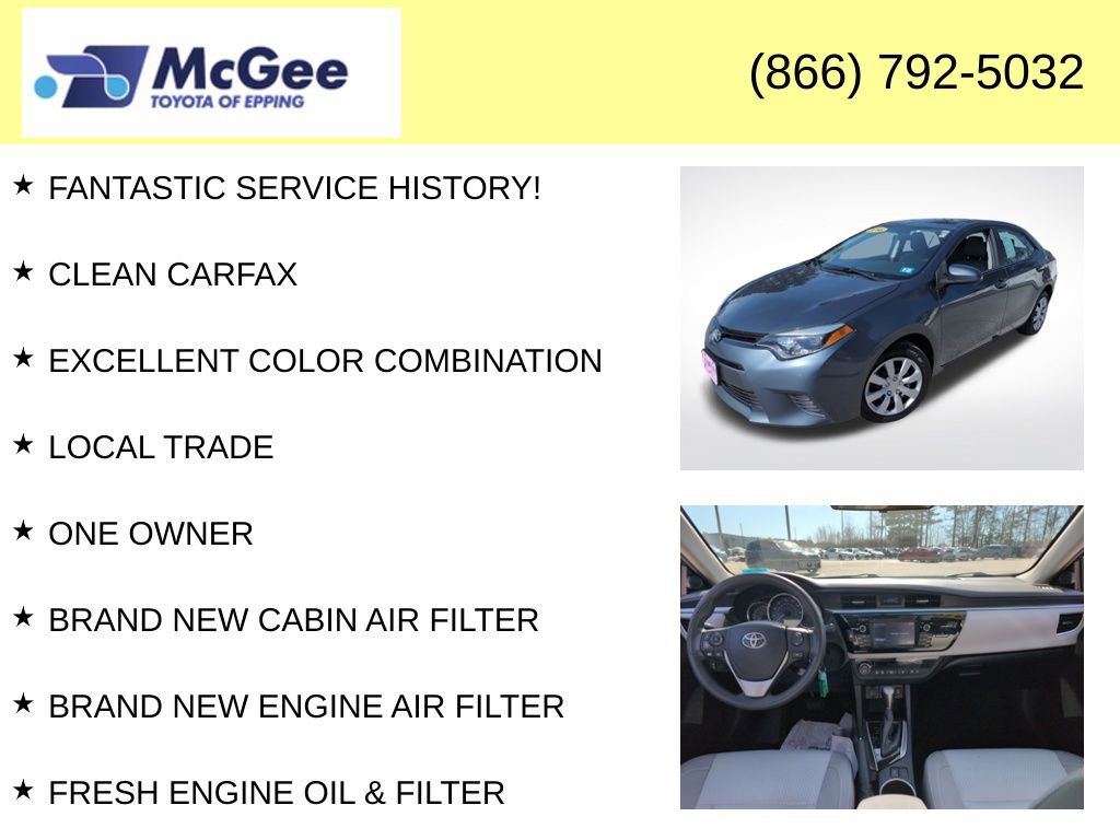 Used 2016 Toyota Corolla LE image 8