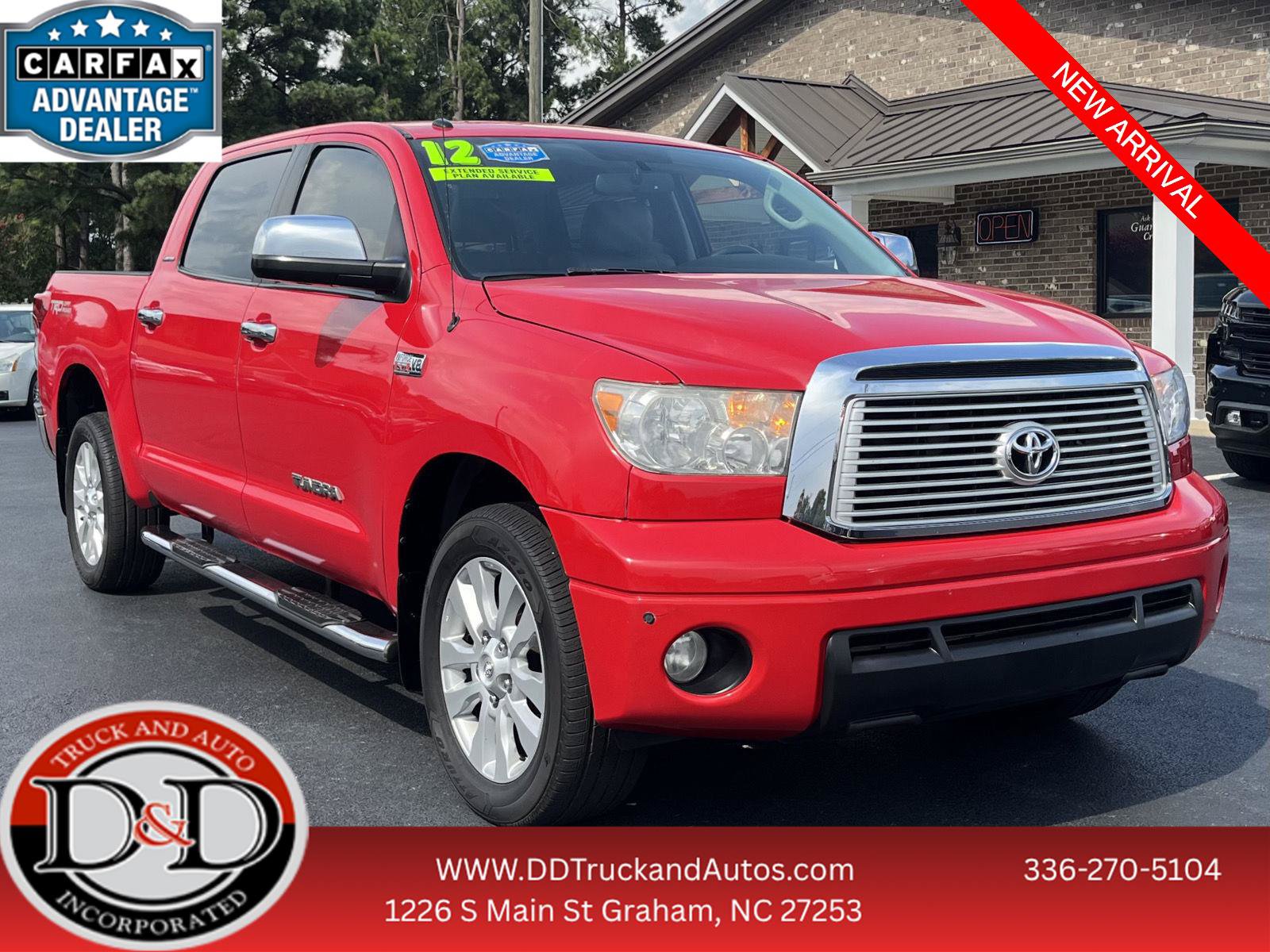 Used 2012 Toyota Tundra Limited w/ Memory Pkg RWD image 1