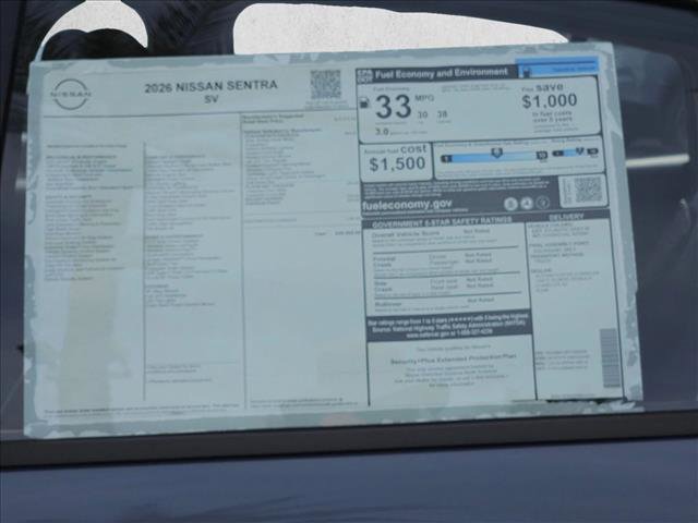 New 2026 Nissan Sentra SV w/ SV Convenience Package image 16