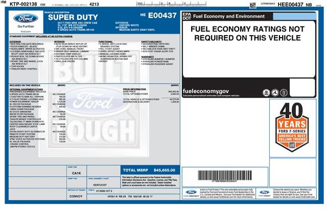 Used 2017 Ford F350 XL AWD/4WD image 1