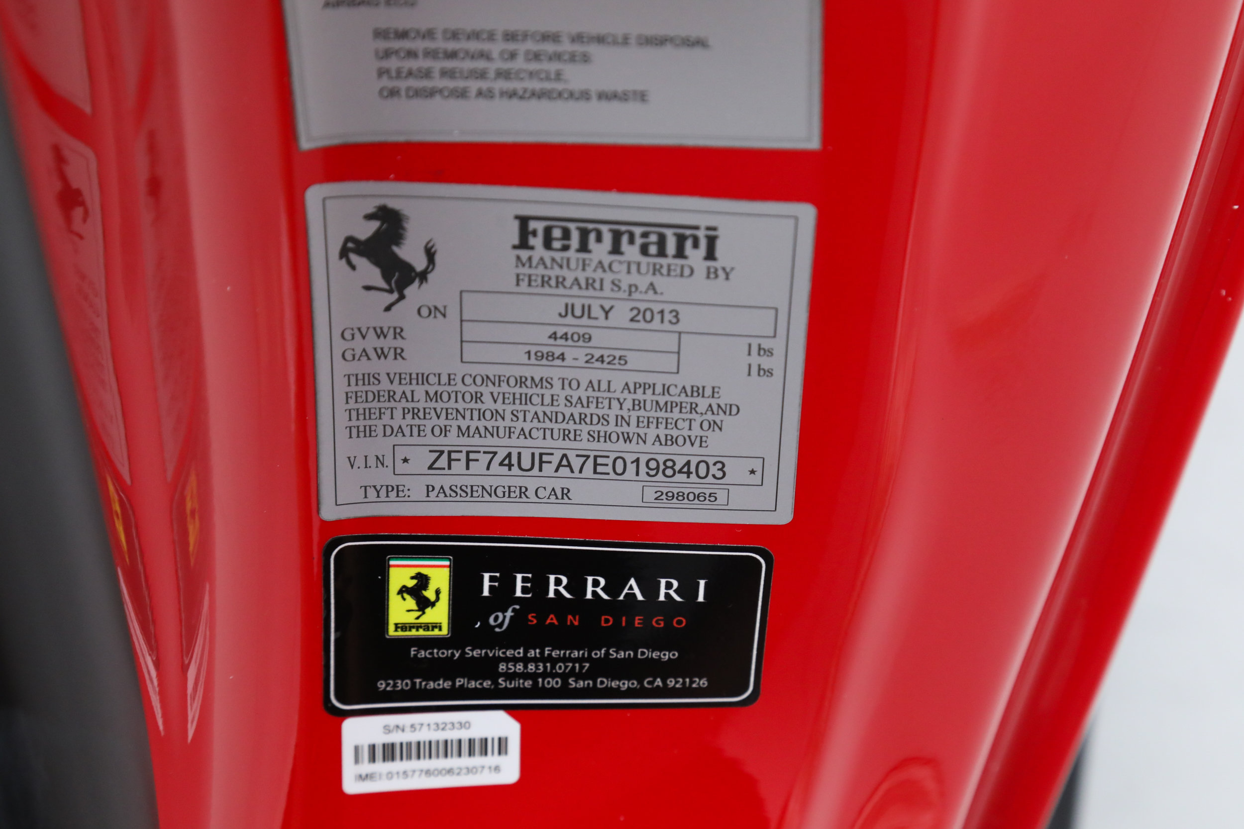 Certified 2014 Ferrari F12 Berlinetta RWD image 37