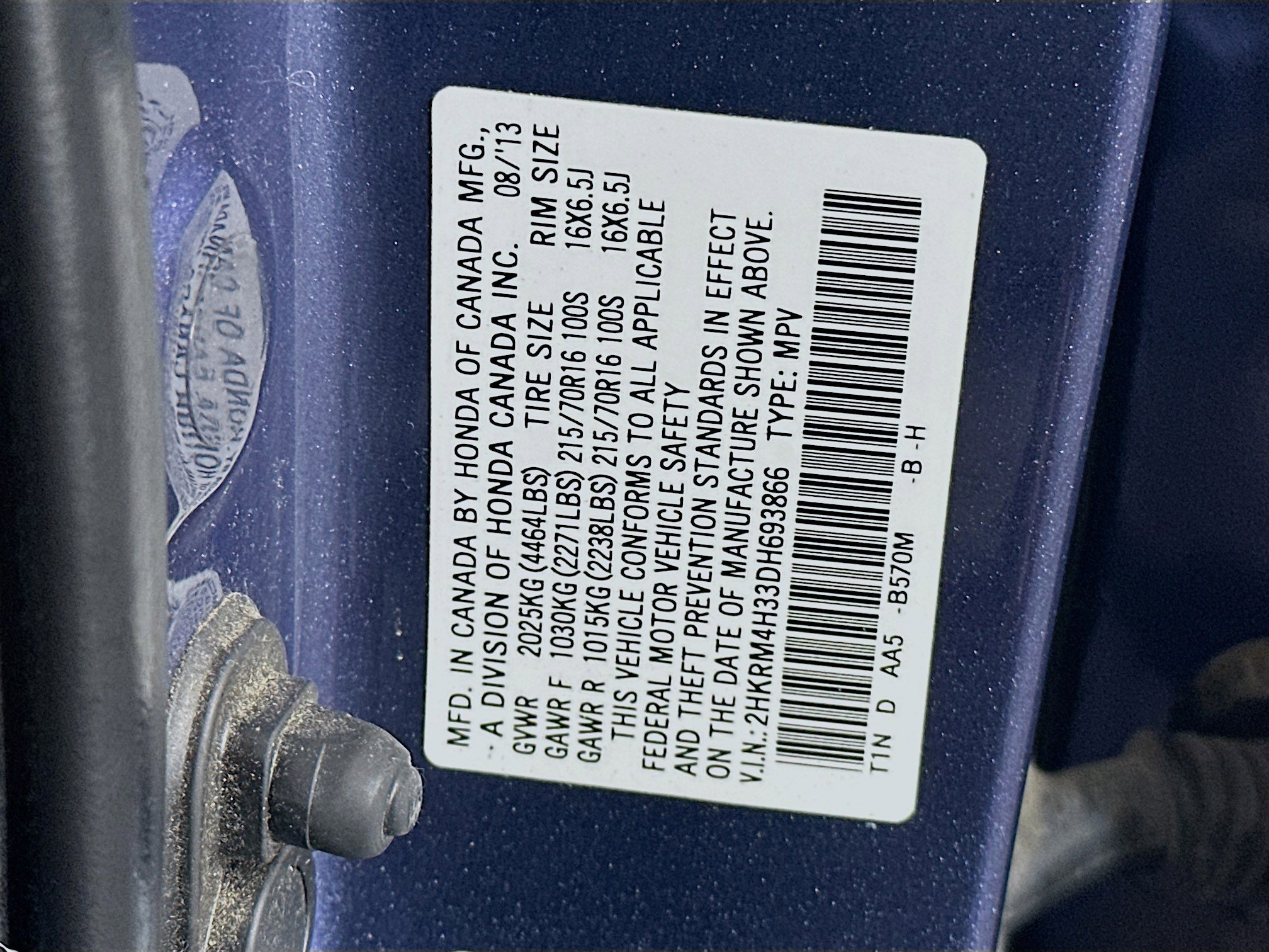 Used 2013 Honda CR-V LX image 12