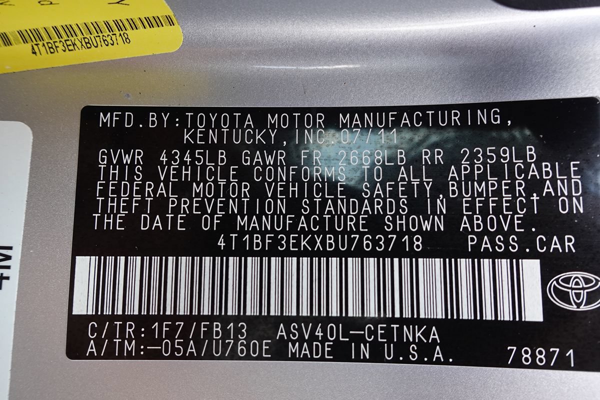 Used 2011 Toyota Camry LE FWD image 48