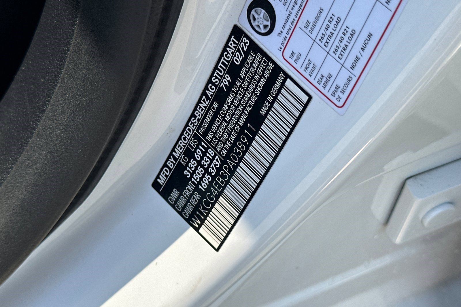 Certified 2023 Mercedes-Benz EQS 580 4MATIC Sedan image 37