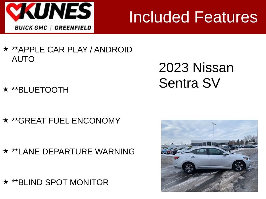 Used 2023 Nissan Sentra SV image 2