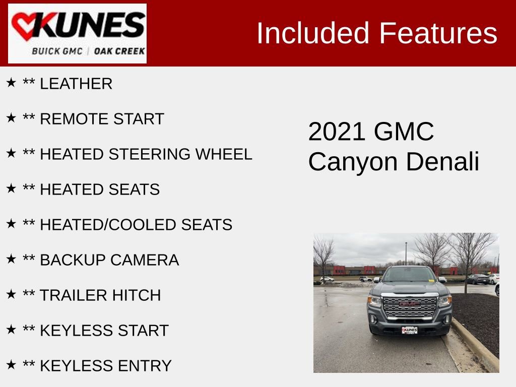 Used 2021 GMC Canyon Denali image 2