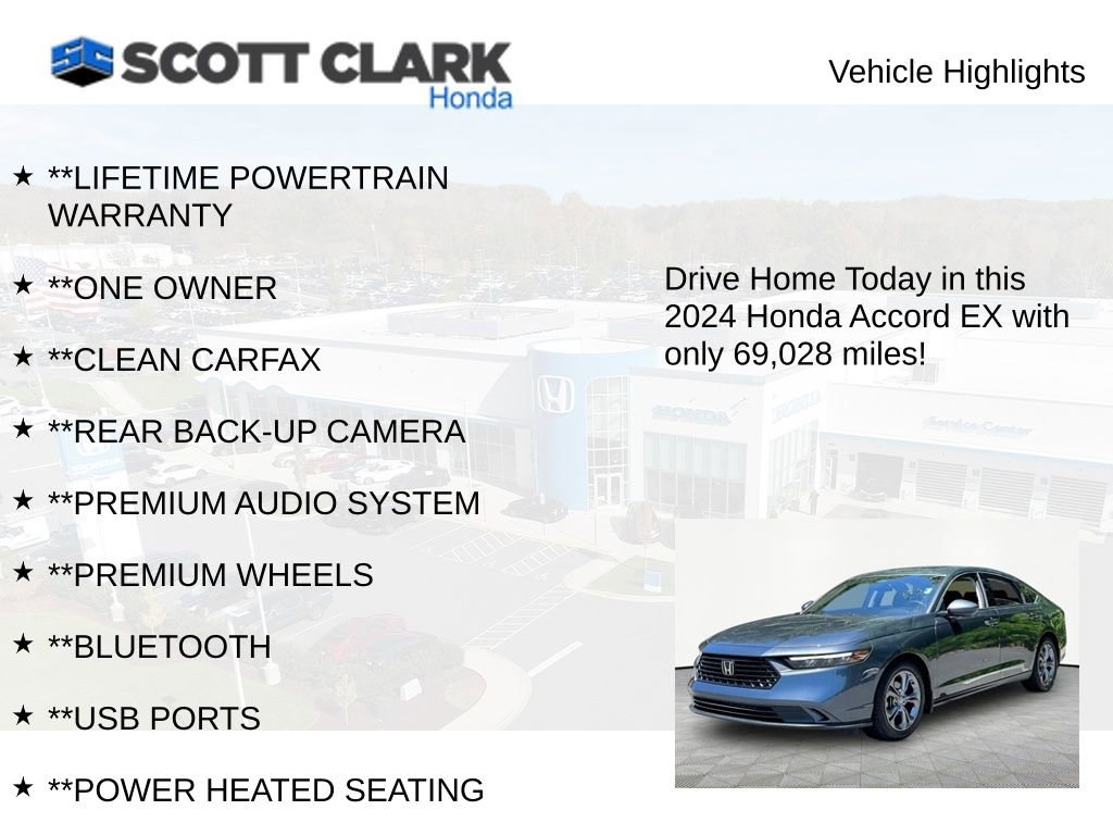Used 2024 Honda Accord EX image 11