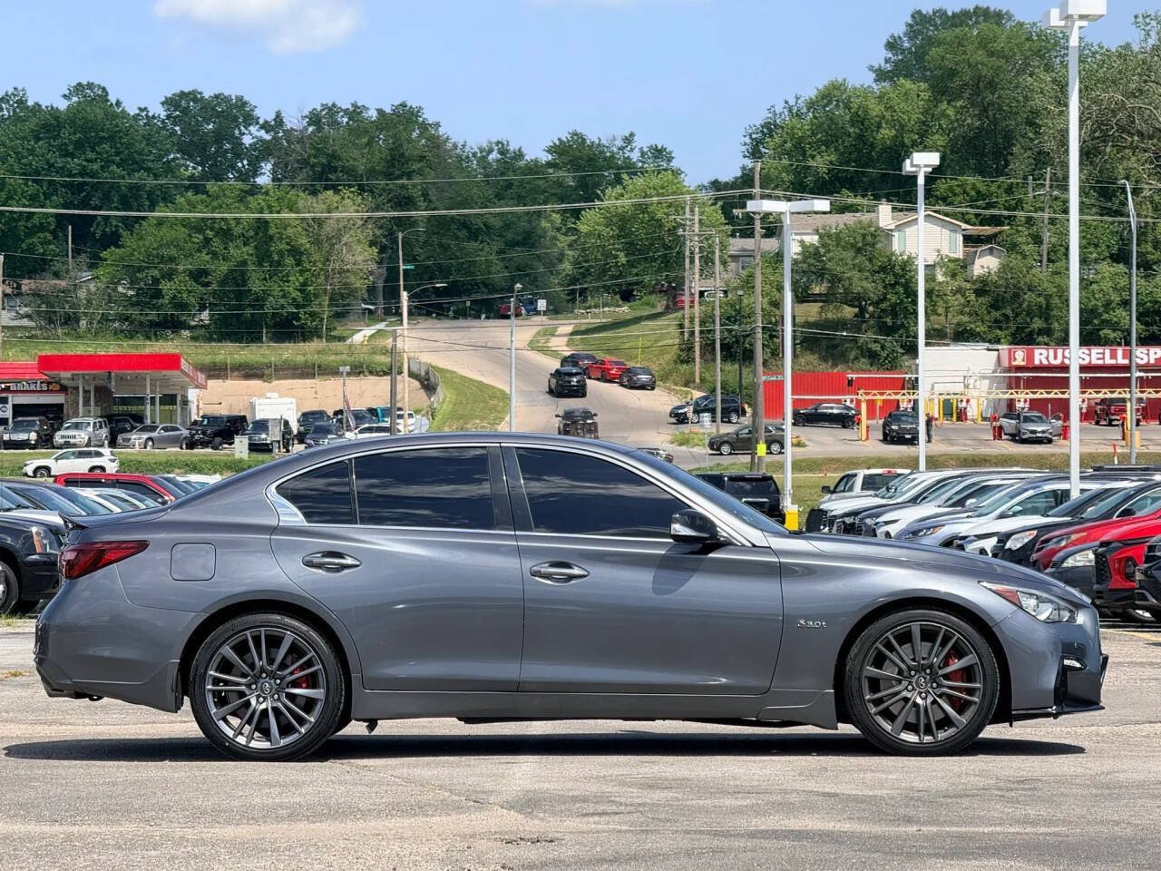 Used 2018 INFINITI Q50 Red Sport 400 w/ Proactive Package AWD/4WD image 6