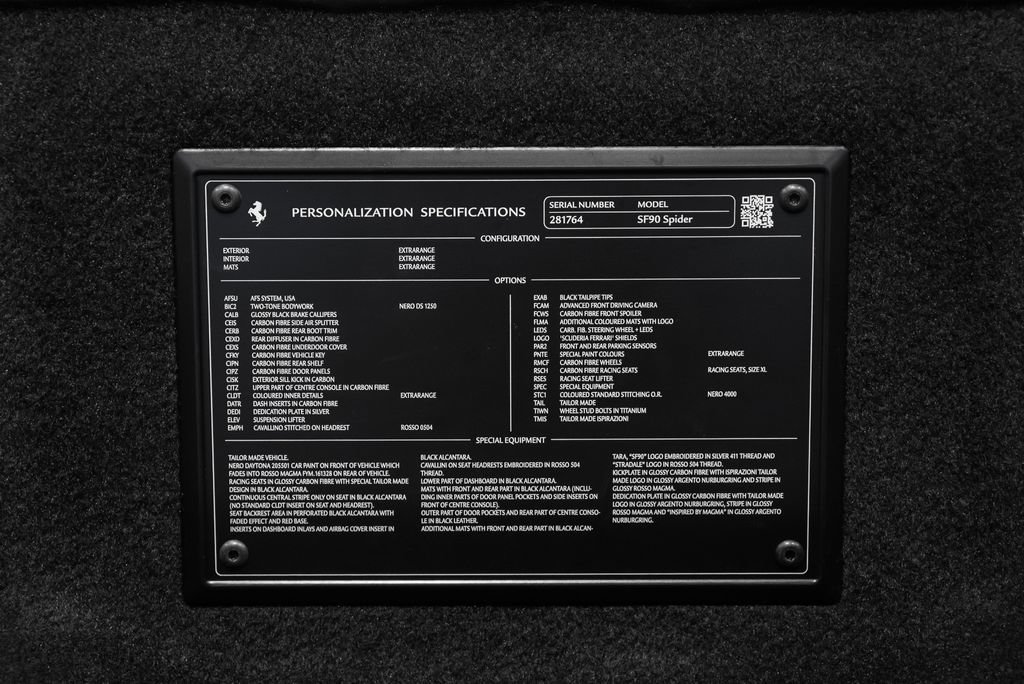 Certified 2022 Ferrari SF90 Spider AWD/4WD image 25