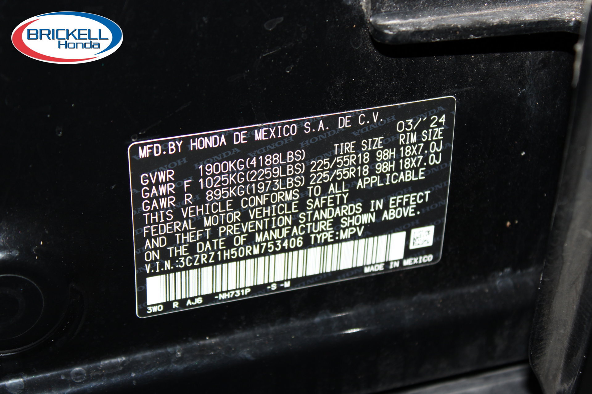 Used 2024 Honda HR-V Sport image 37