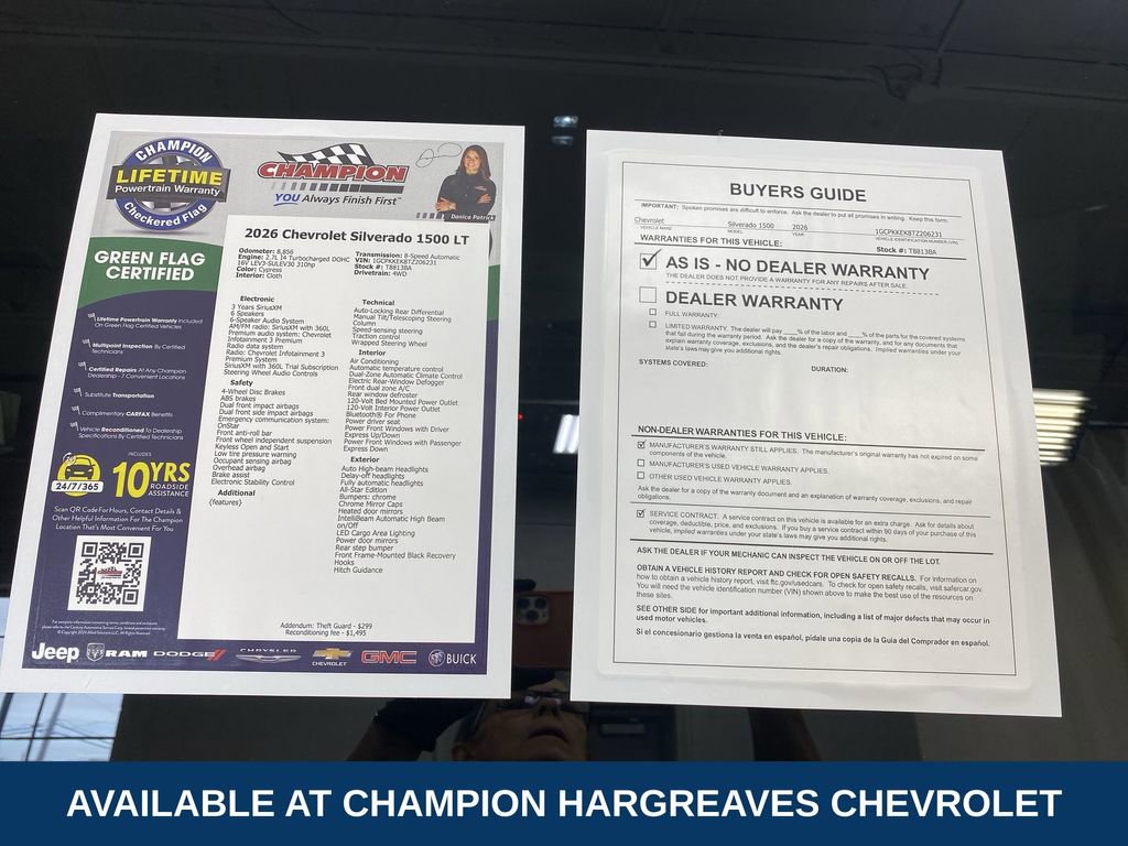 Certified 2026 Chevrolet Silverado 1500 LT AWD/4WD image 43